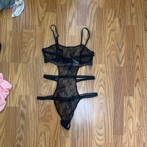 Victoria’s Secret lace lingerie black